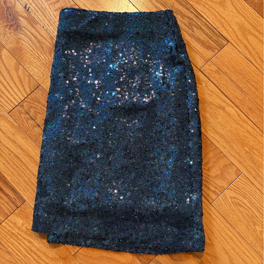 Sequin Blue Skirt